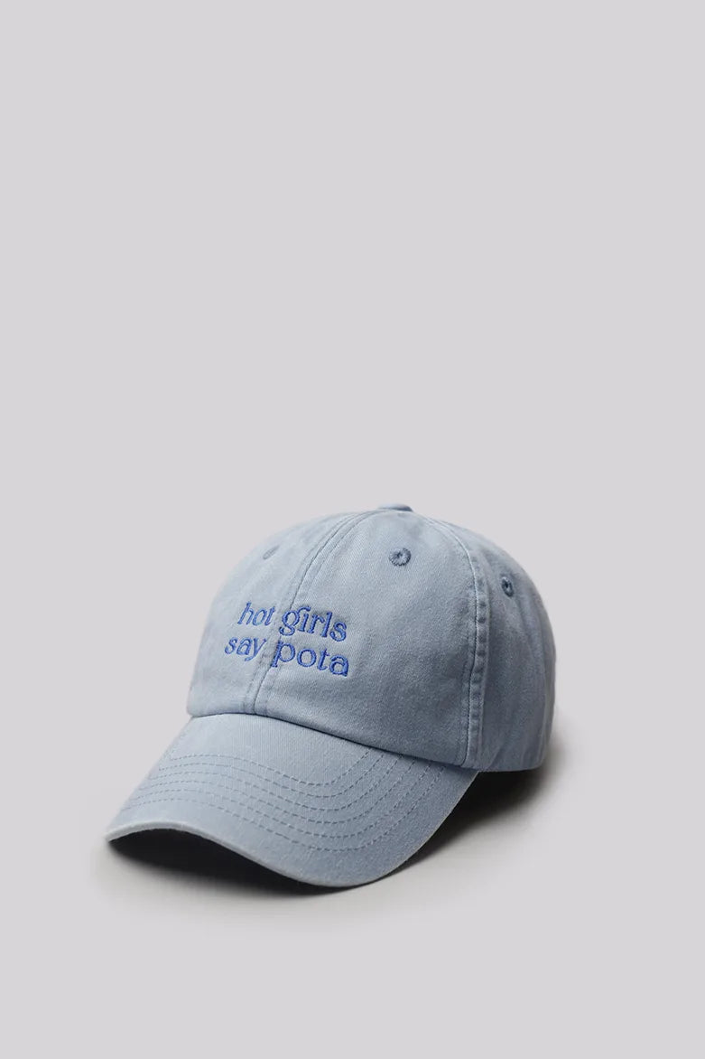 Hot Girls Say Pota, Light Blue - Hat
