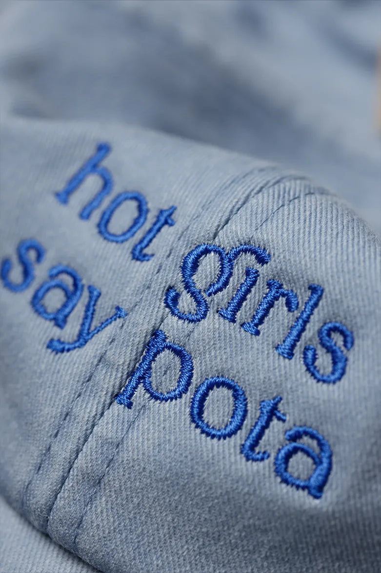 Hot Girls Say Pota, Light Blue - Hat