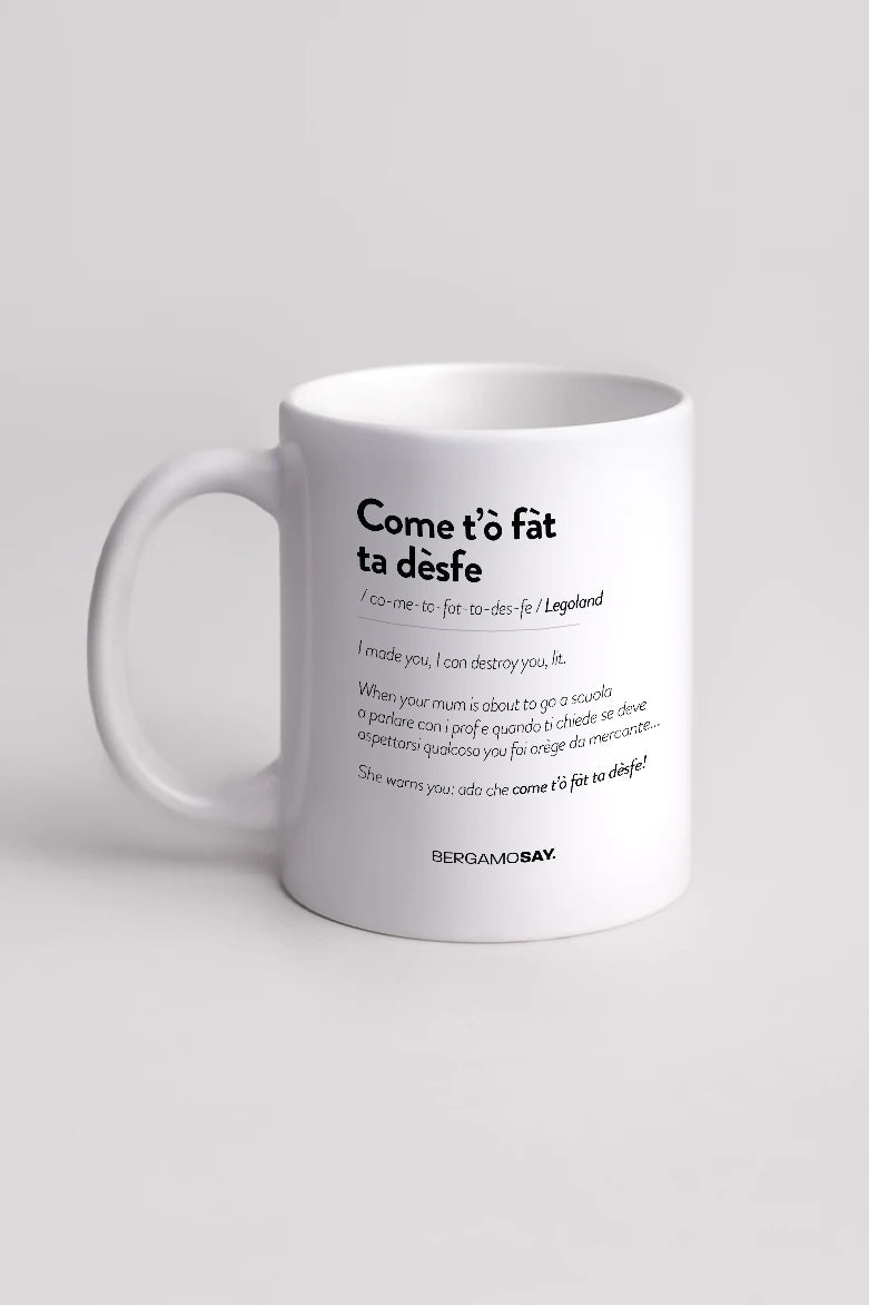Come t'ò fat ta desfe - Chichera