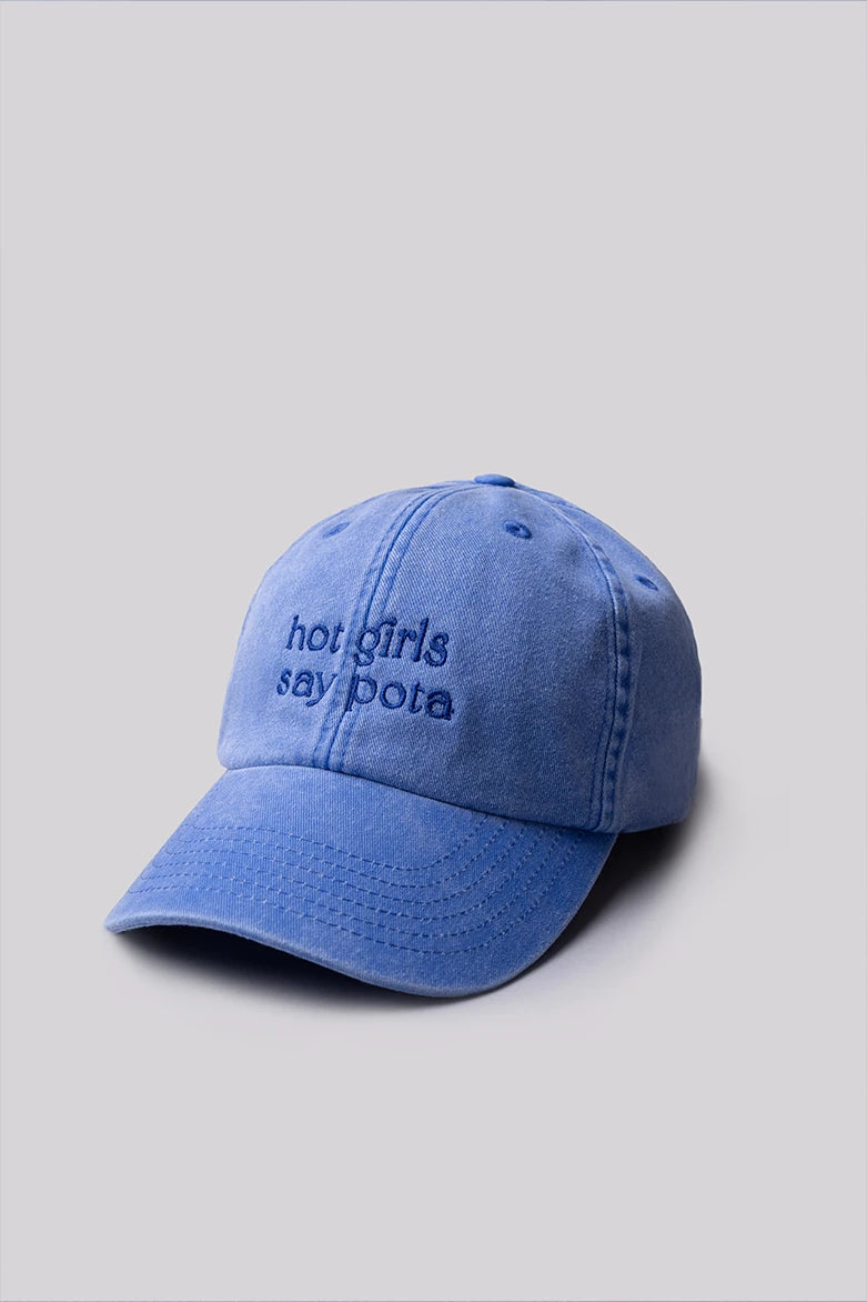 Hot Girls Say Pota, Blue - Hat
