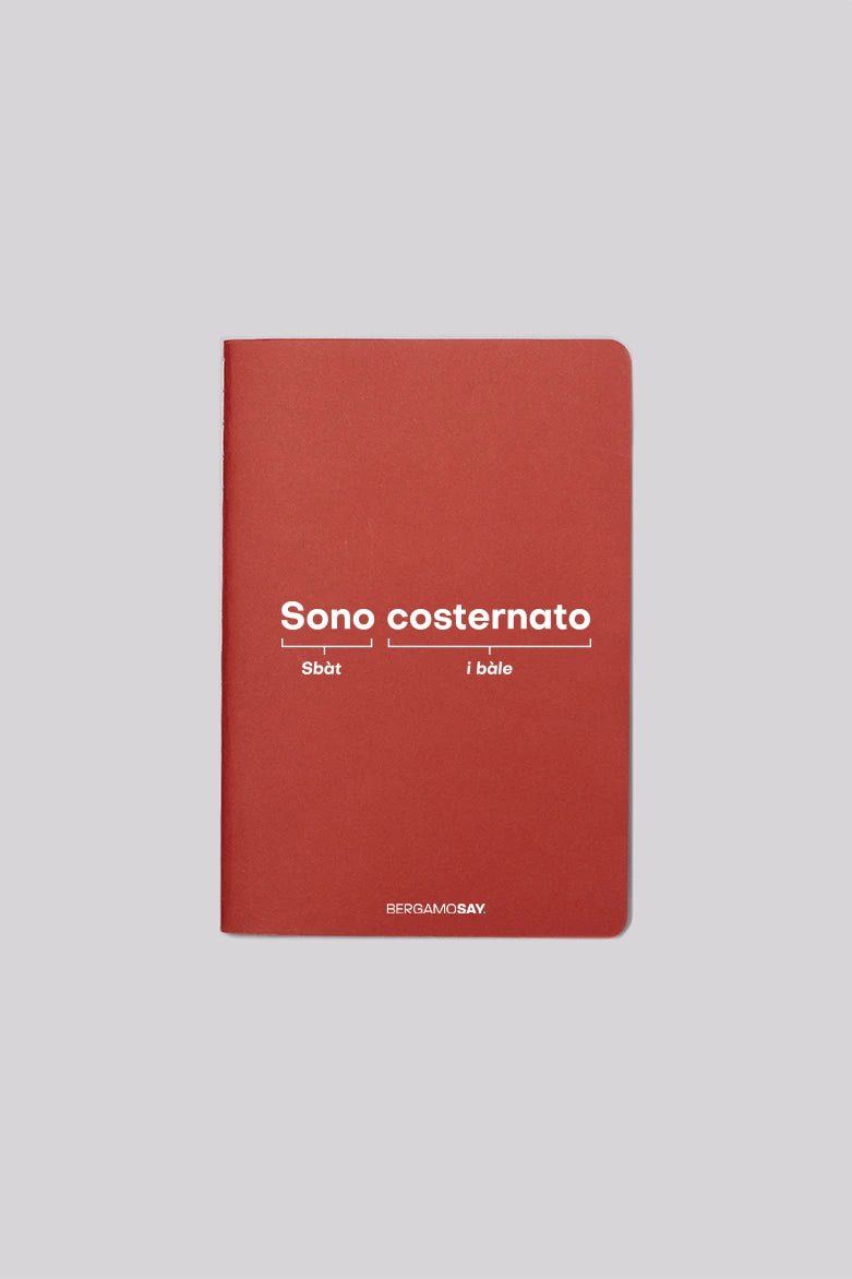 Sono Costernato - Quadernetto