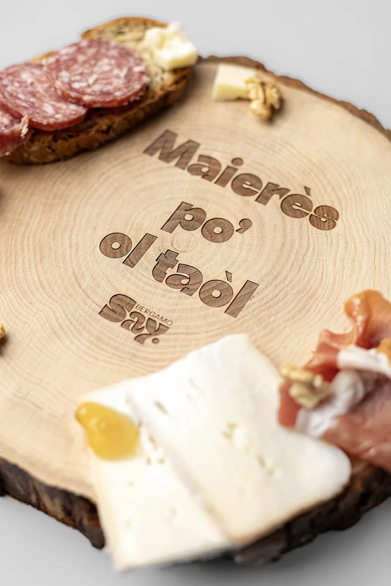 Maierès pò ol taol - Tagliere