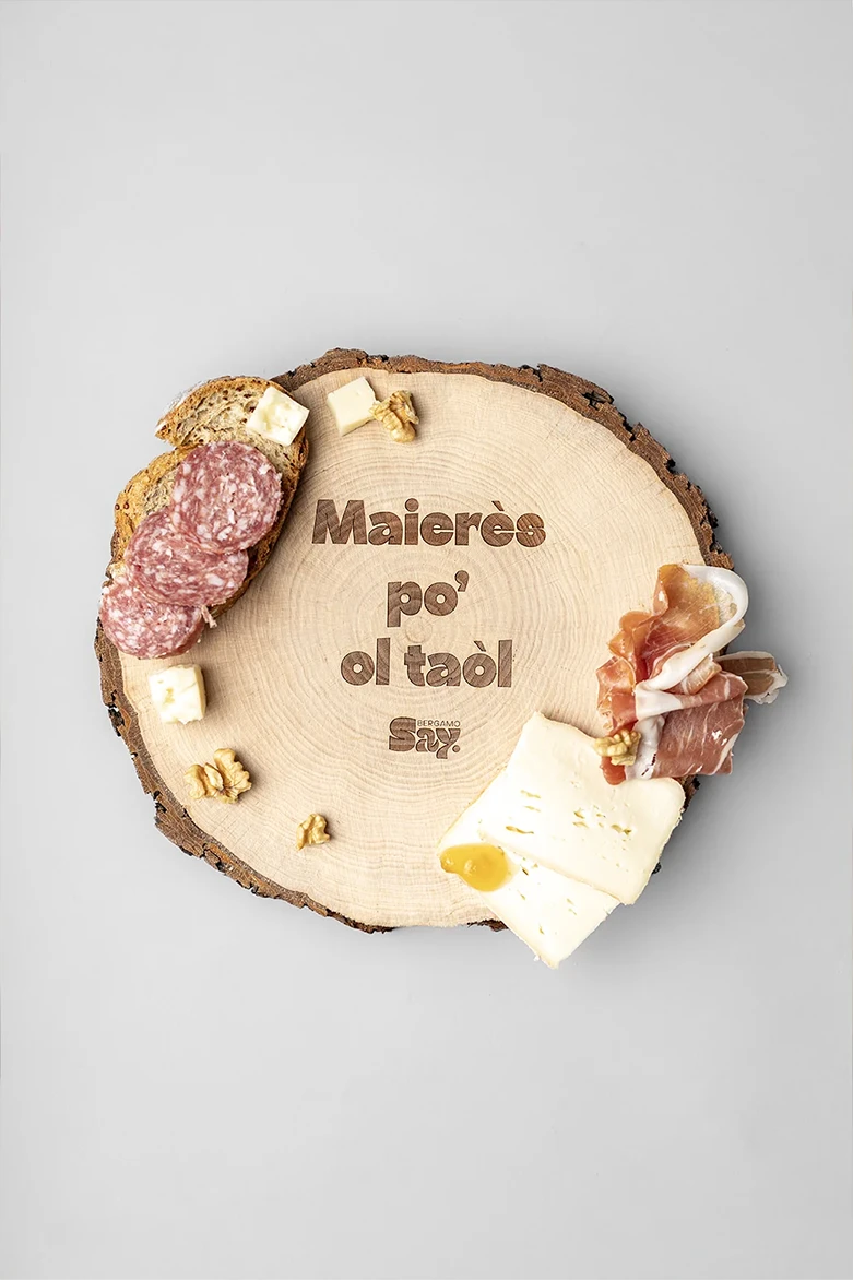 Maierès pò ol taol - Tagliere